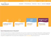 Tablet Screenshot of margit-allmeroth.de